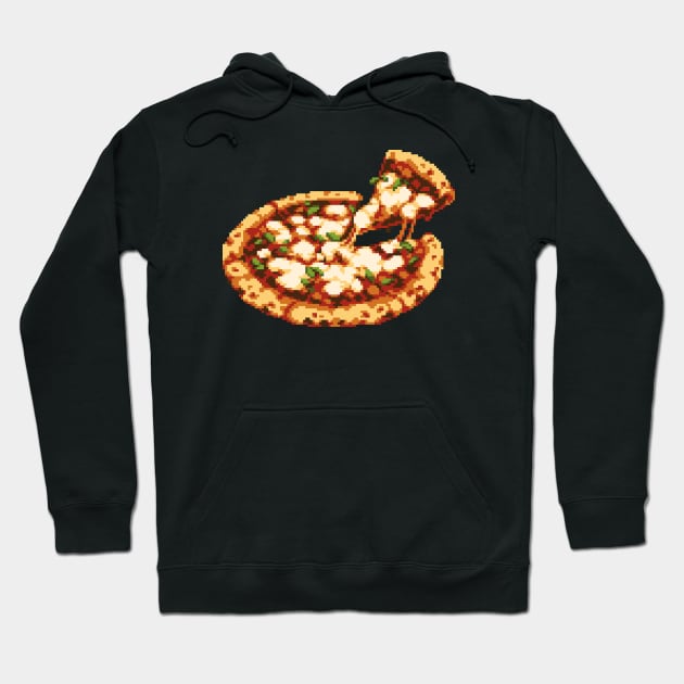 pixel pizza Hoodie by brunopixels